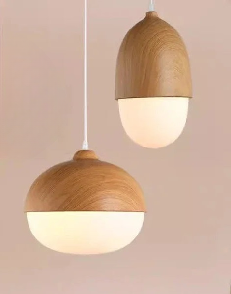 Macadamia - Nordic Wood Pendant Light